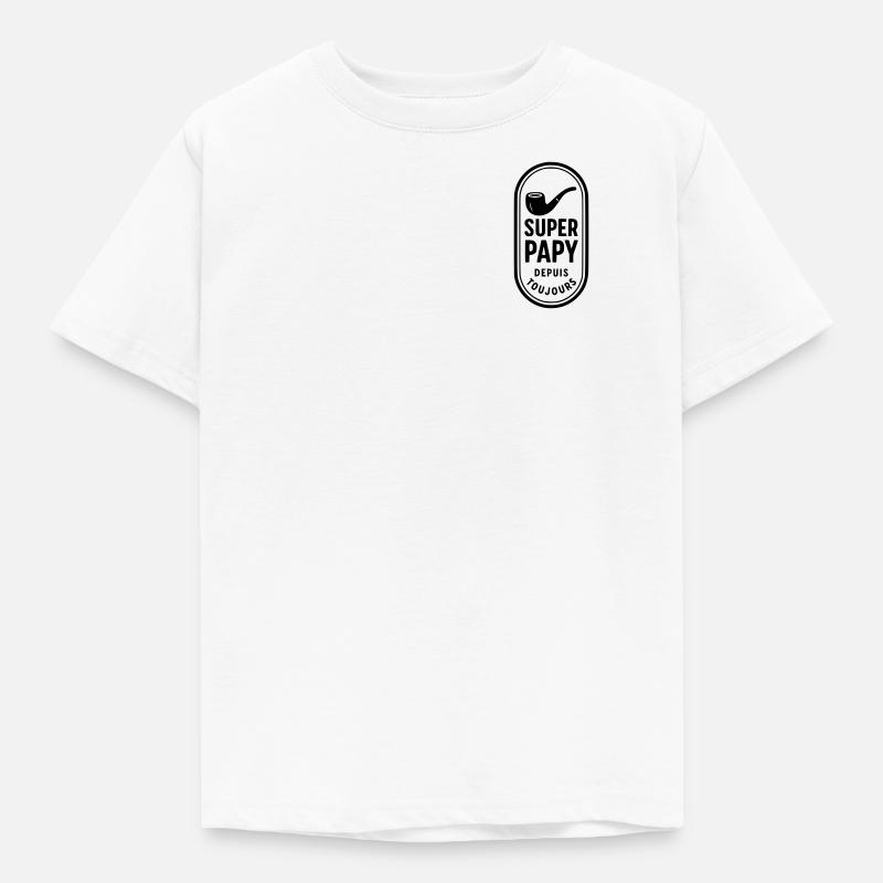 Super Opa seit immer - Kinder T-Shirt - Weiß