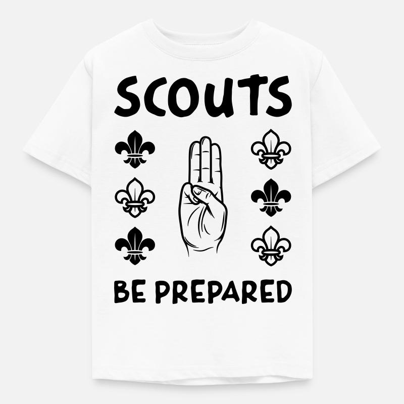 Scouts Always Ready! - Kids' T-Shirt - white