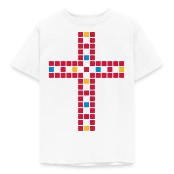 Croix - T-shirt Enfant - blanc - Devant - AI Model Kid Male (0cm)