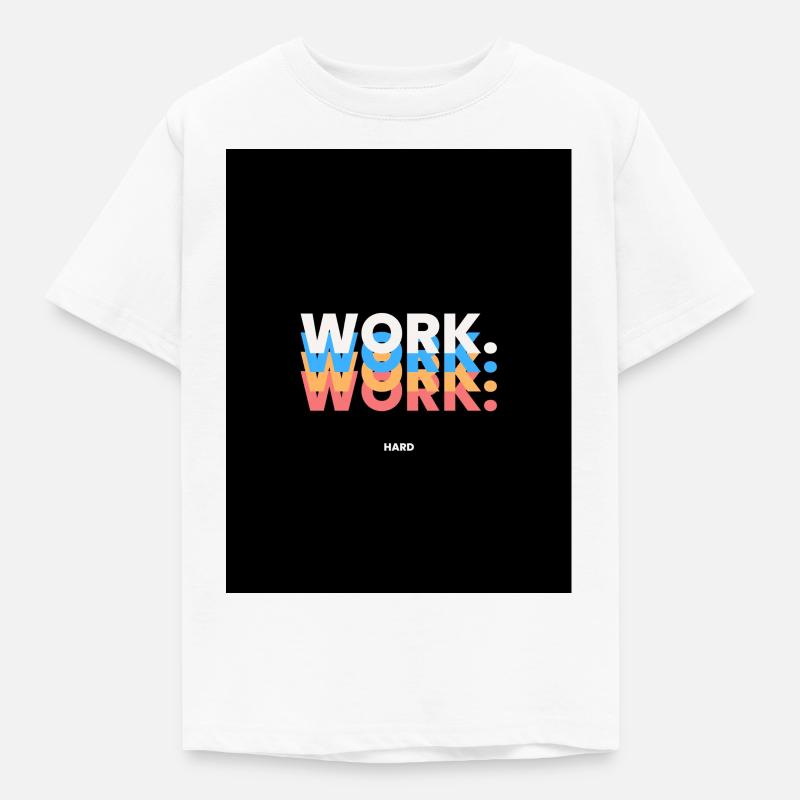 WORK - Kids' T-Shirt - white
