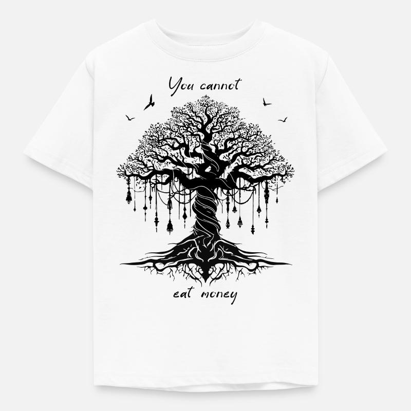 tree - Kids' T-Shirt - white