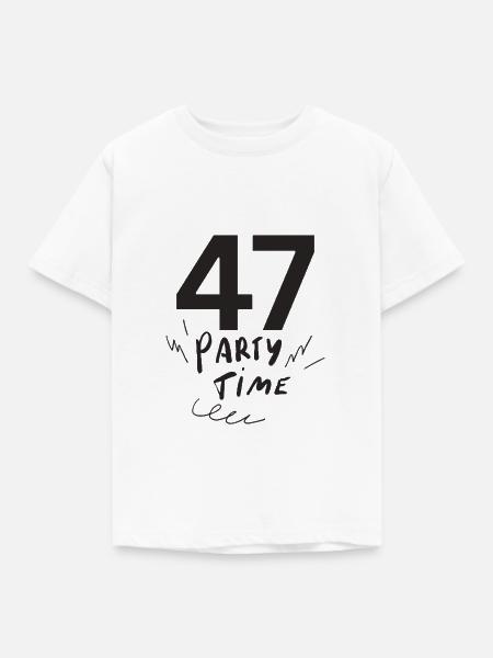 47 - Kinder T-Shirt - Weiß