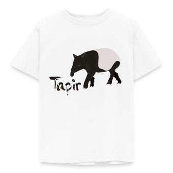 Tapir - Kinder T-Shirt - Weiß - Vorne - AI Model Kid Male (0cm)