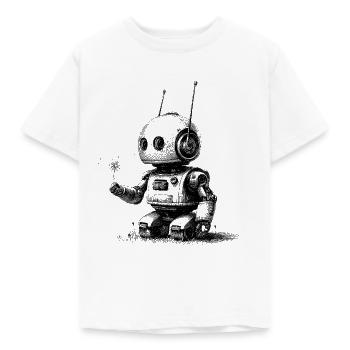 Flower Messenger 3000 - Kids' T-Shirt - white - Front - AI Model Kid Male (0cm)