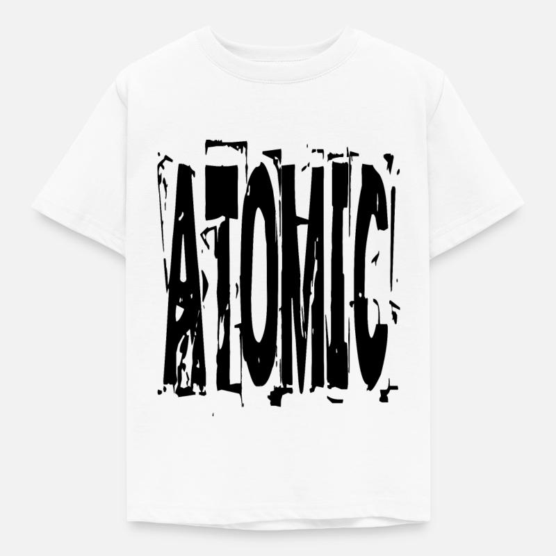 Atomic - Kinder T-Shirt - Weiß