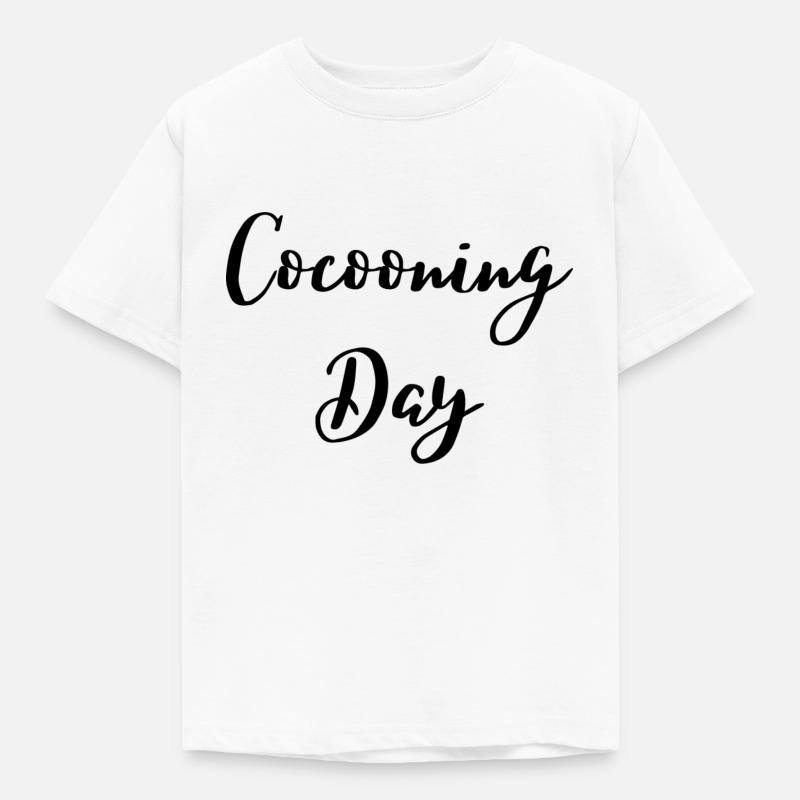 Giorno del Cocooning - Maglietta per bambini - bianco
