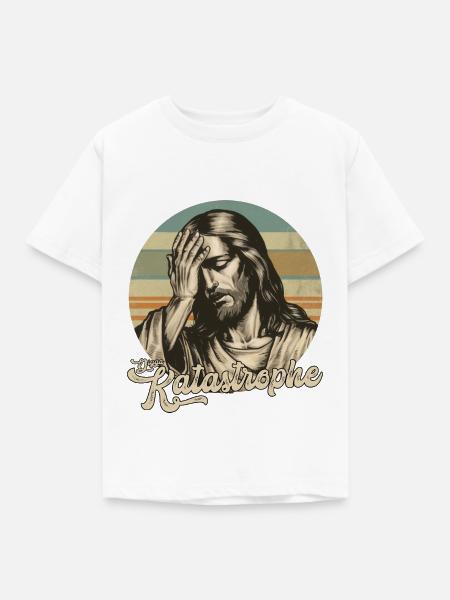 Jesus Digga Katastrophe - Kinder T-Shirt - Weiß