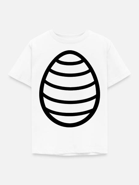 Osterei - Kinder T-Shirt - Weiß