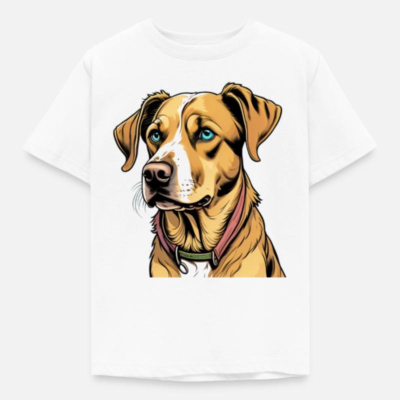 Dog - Kids' T-Shirt - white