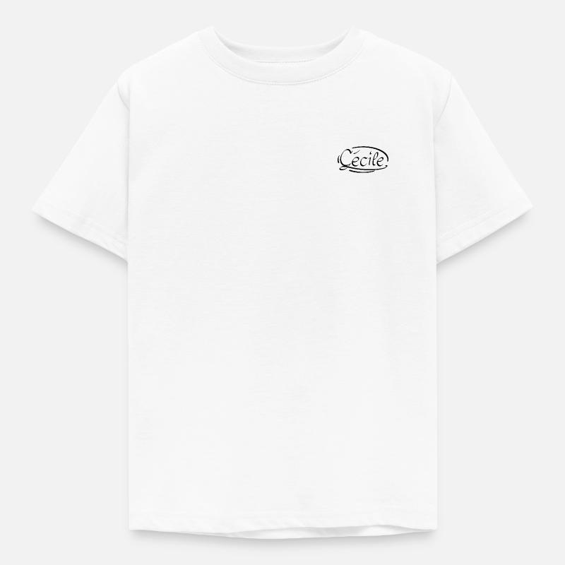 Cécile - Kinder T-Shirt - Weiß