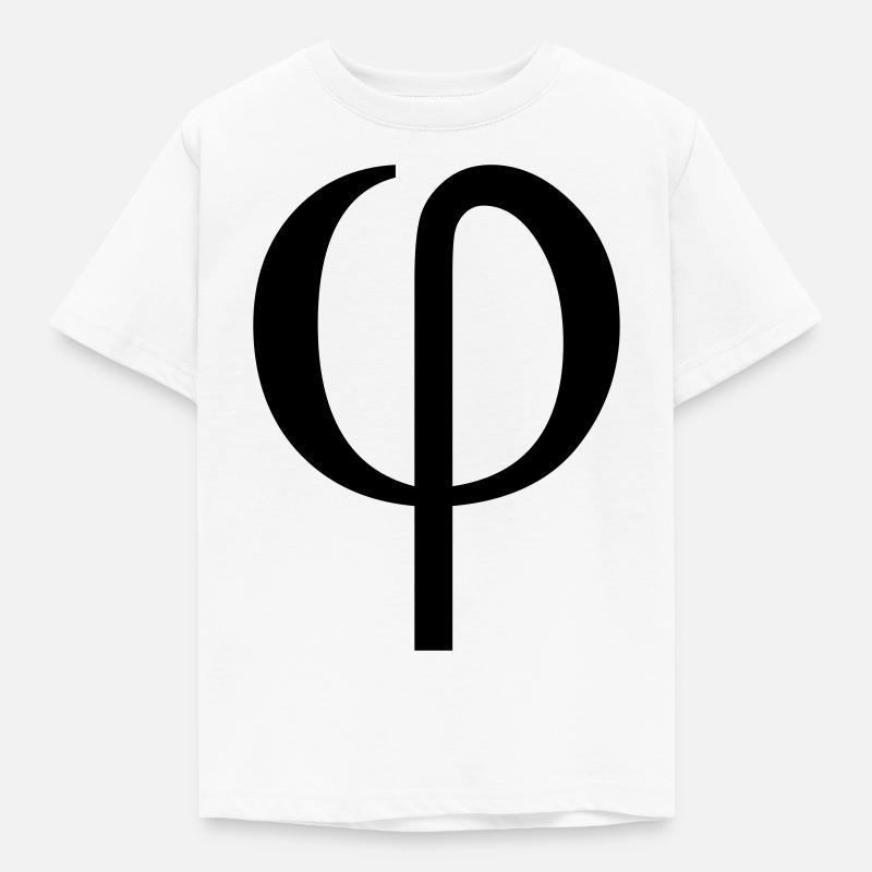phi greek - Kids' T-Shirt - white