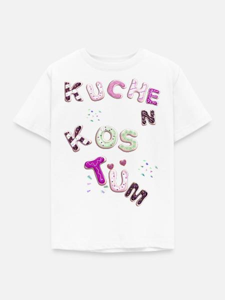 Kuchen kostüm, Kuchen,kostüm , karneval - Kinder T-Shirt - Weiß