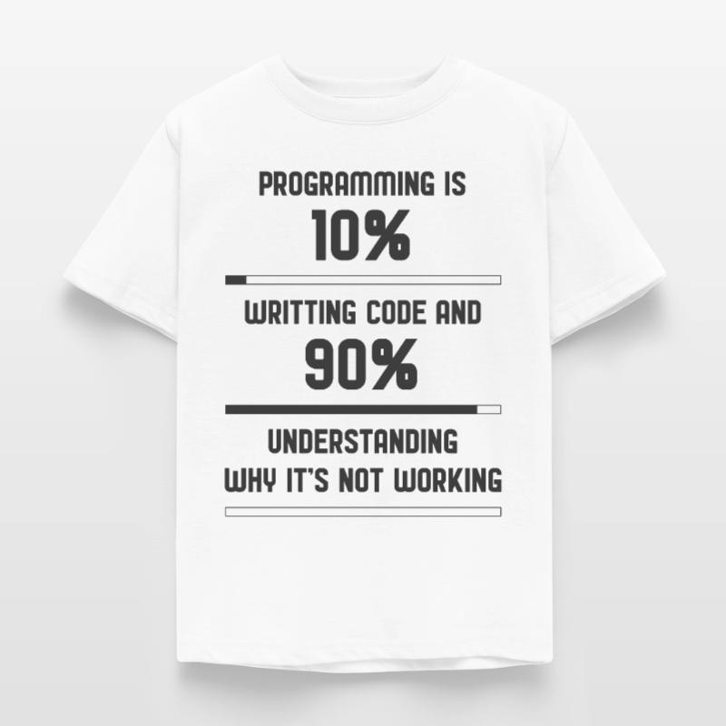 Programming code Funny Kids' T-Shirt