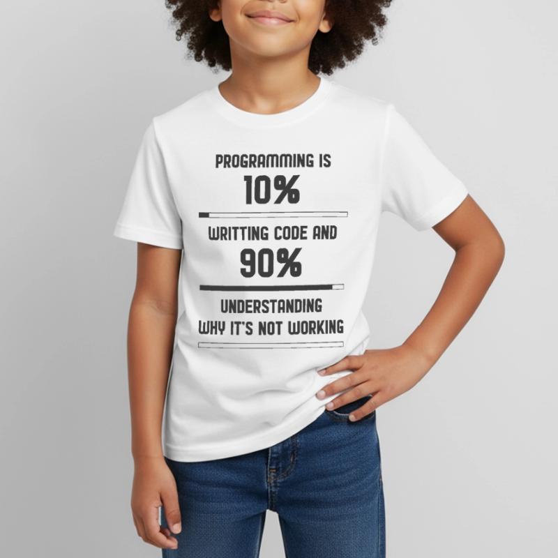 Programming code Funny Kids' T-Shirt