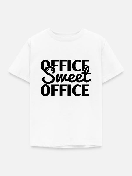 Büro Süßes Büro - Kinder T-Shirt - Weiß