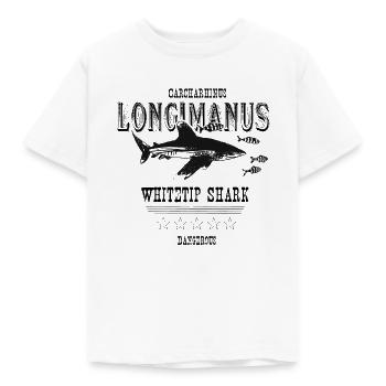 whitetip shark longimanus - Kinder T-Shirt - Weiß - Vorne - AI Model Kid Male (0cm)