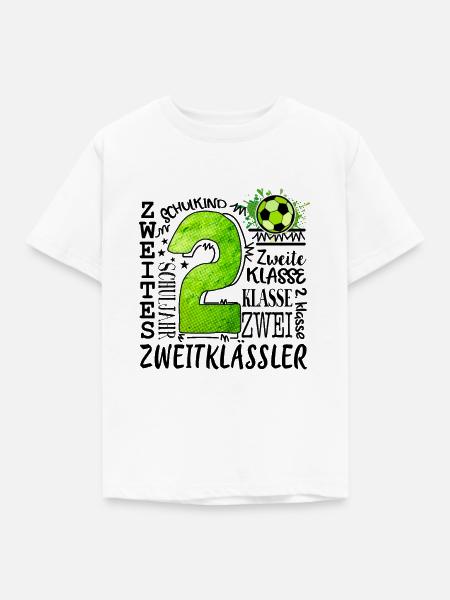 2. Klasse - Kinder T-Shirt - Weiß