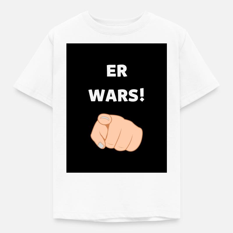 ER WARS - Kinder T-Shirt - Weiß