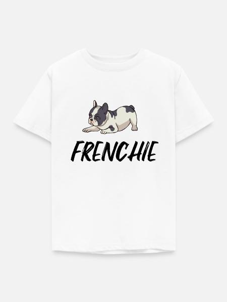 Cute Frenchie - Kinder T-Shirt - Weiß