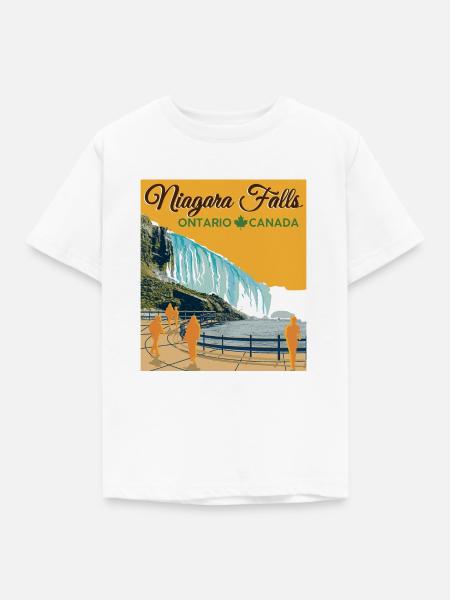 Niagarafälle Ontario - Kinder T-Shirt - Weiß
