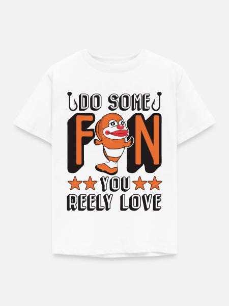 Fun Clownfish - Kinder T-Shirt - Weiß