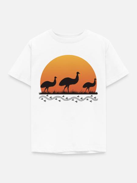 Aborigines - Kinder T-Shirt - Weiß