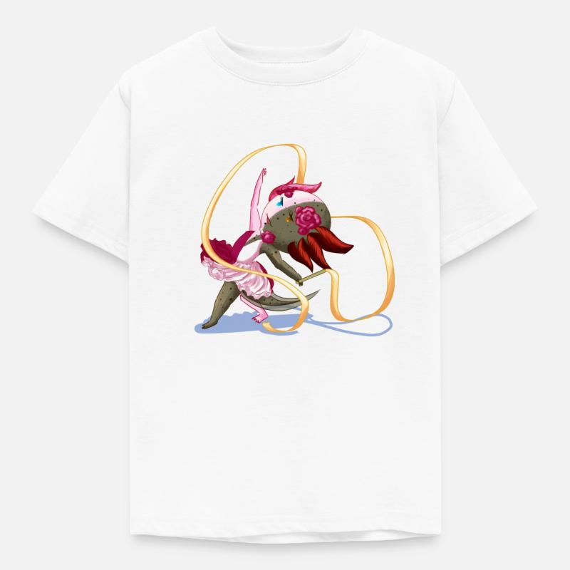 Axo'Time Danseuse - T-shirt Enfant - blanc