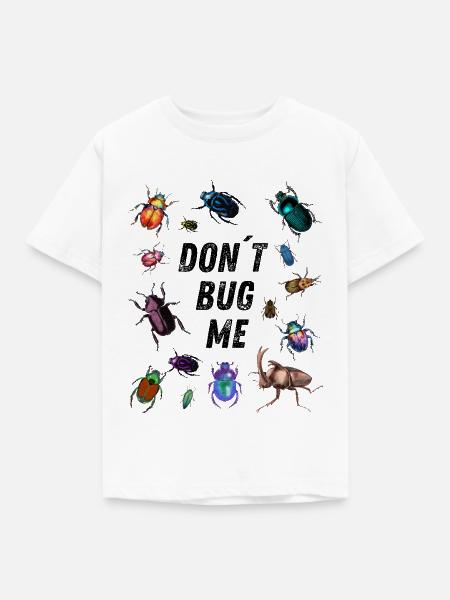Don´t bug me - Käferliebe - Kinder T-Shirt - Weiß