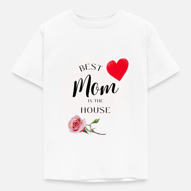 Beste Mutter im Haus - Kinder T-Shirt - Weiß