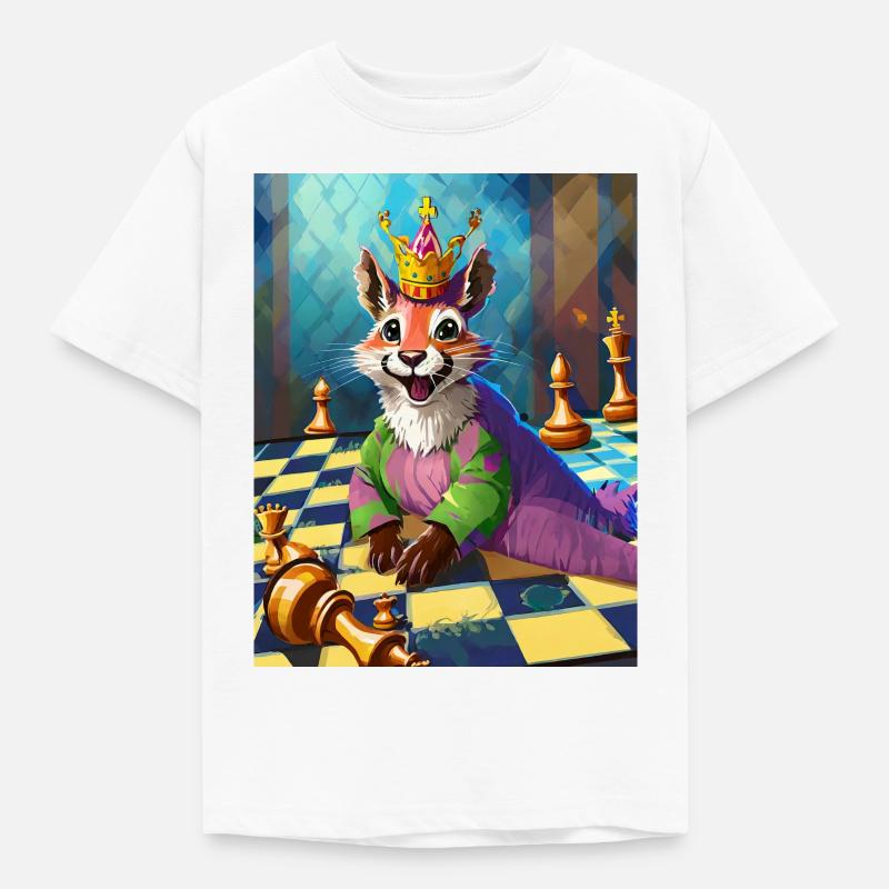 Échecs Fox - T-shirt Enfant - blanc