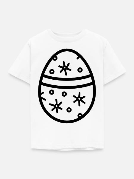 Osterei - Kinder T-Shirt - Weiß