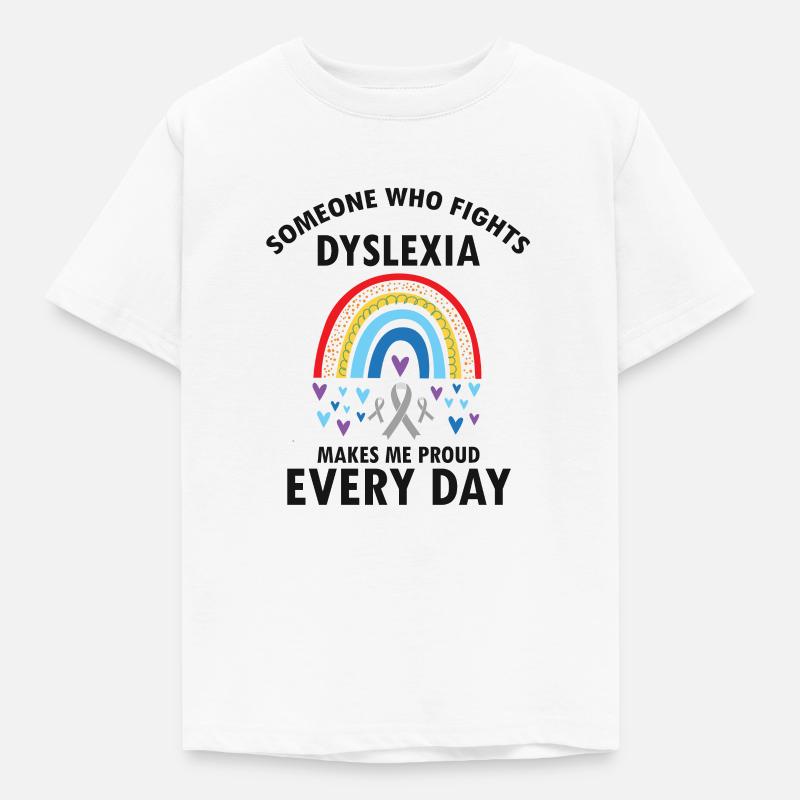 Dyslexia Intervention for Dyslexia Therapy - Kids' T-Shirt - white
