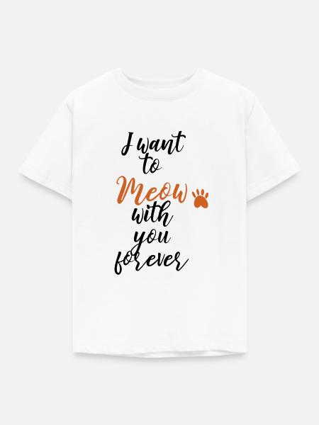 Cat - Kinder T-Shirt - Weiß