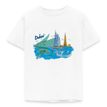 Dubai Holiday Travel - Kids' T-Shirt - white - Front - AI Model Kid Male (0cm)