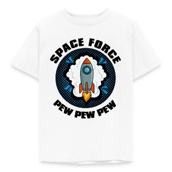 poteau de force spatiale - T-shirt Enfant - blanc - Devant - AI Model Kid Male (0cm)