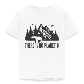 il n'y a pas de planète b - T-shirt Enfant - blanc - Devant - AI Model Kid Male (0cm)