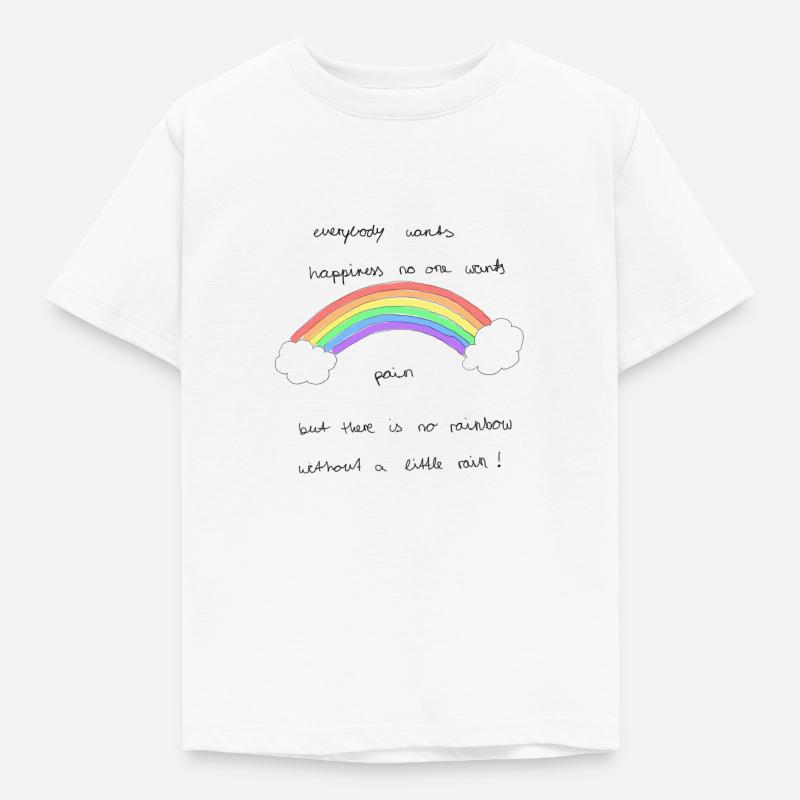 rainbow - Kids' T-Shirt - white