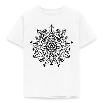 Mandala - Kinder T-Shirt - Weiß - Vorne - AI Model Kid Male (0cm)
