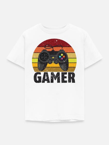 Spieler - Kinder T-Shirt - Weiß
