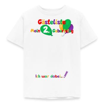 2 Jahre Geburtstag Lustig Geschenk - Kinder T-Shirt - Weiß - Vorne - AI Model Kid Male (0cm)