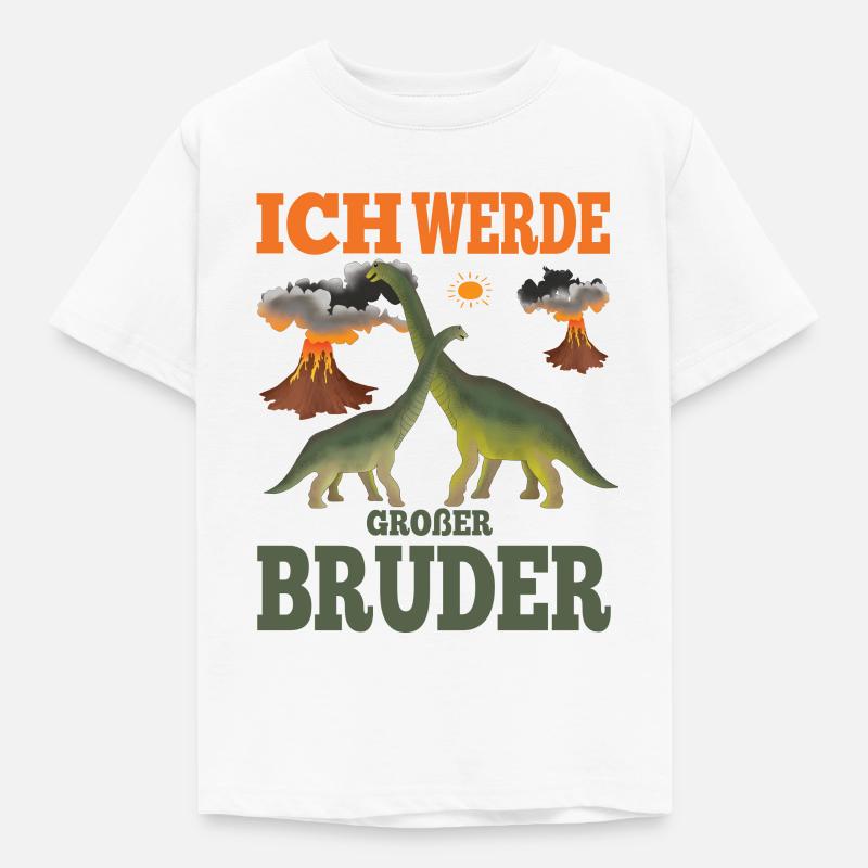 Großer Bruder Ich werde - Kinder T-Shirt - Weiß