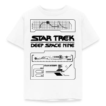Star Trek Deep Space Nine Stellar Cartography - Kids' T-Shirt - white - Front - AI Model Kid Male (0cm)