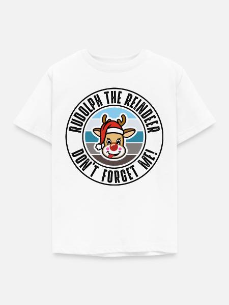 Rudolph - Kinder T-Shirt - Weiß