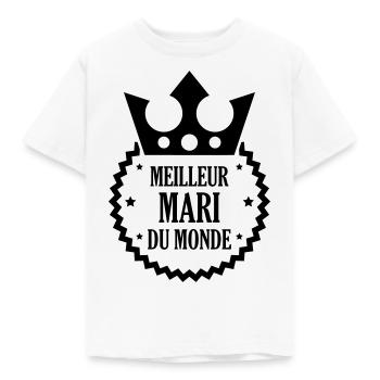 Marriage Wedding Husband Mari Love Mariage Ehemann - Kids' T-Shirt - white - Front - AI Model Kid Male (0cm)