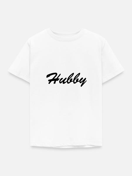 HUBBY - Kinder T-Shirt - Weiß