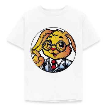 Professor Hasenpfode - Kinder T-Shirt - Weiß - Vorne - AI Model Kid Male (0cm)