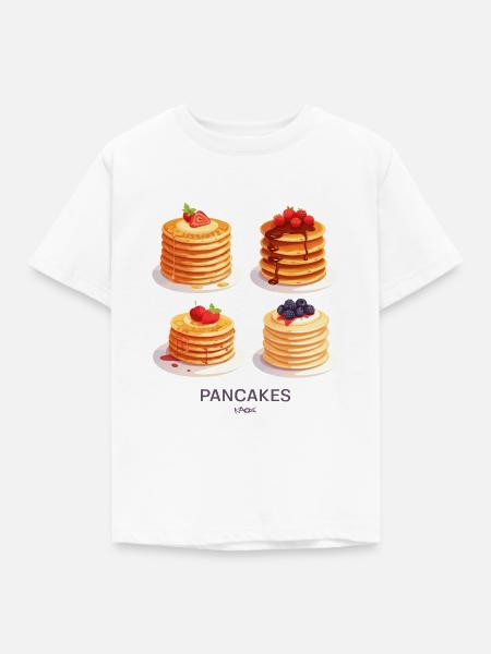 Fruchtige Pfannkuchen - Kinder T-Shirt - Weiß