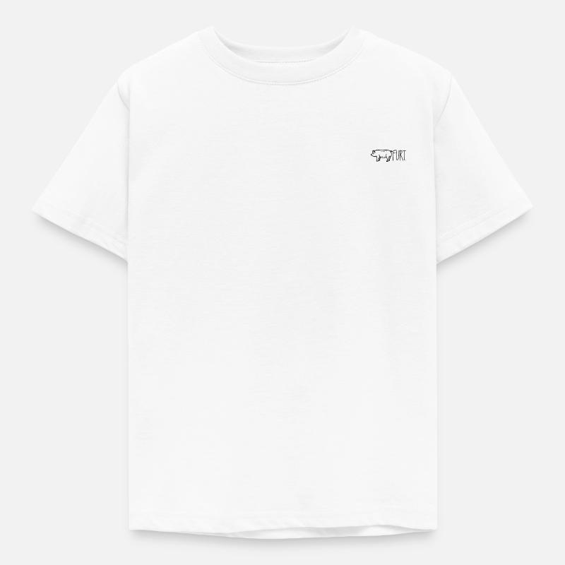 Schweinfurt mit Schwein - Kinder T-Shirt - Weiß