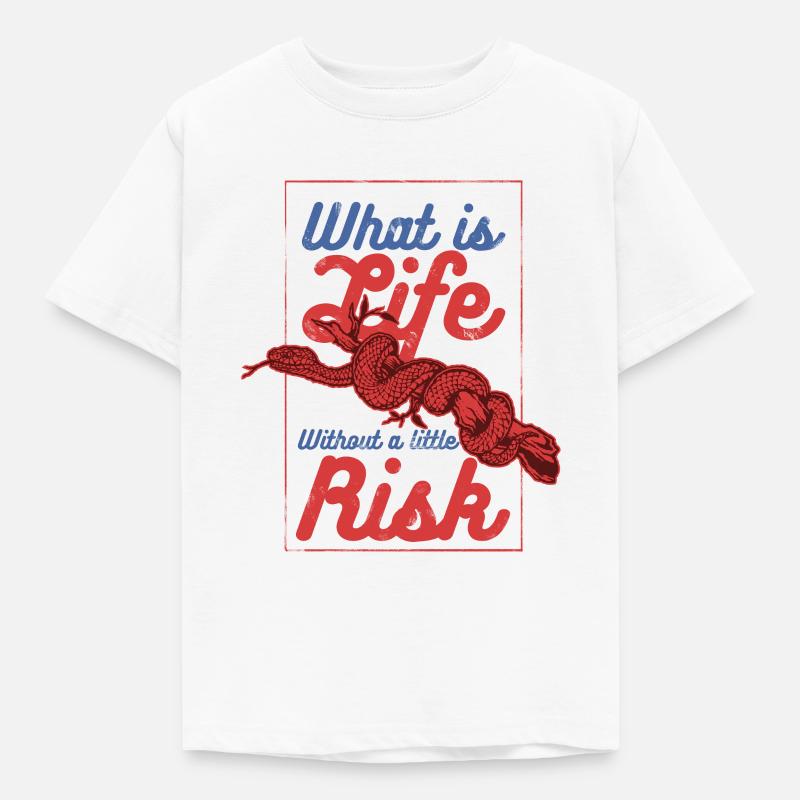 RISQUE - T-shirt Enfant - blanc
