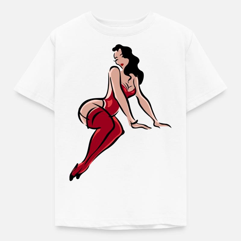 Lady - Kinder T-Shirt - Weiß